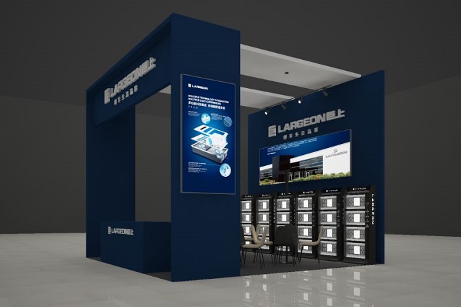 巨上电器展台设计方案-云南建博会